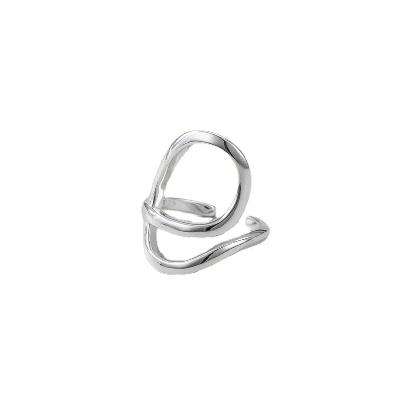 925 Sterling Silver Irregular Line Rings For Women Elegant Luxury Quality Jewelry Wholesale Accessories Jewellery
925 Sterling Silver Irregular Line Rings For Women Elegant Luxury Quality Jewelry Wholesale Accessories Jewellery