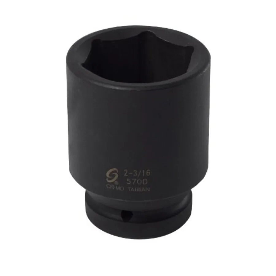 Sunex 570D 1-Inch Drive 2-3/16-Inch Deep Impact Socket
Sunex 570D 1-Inch Drive 2-3/16-Inch Deep Impact Socket