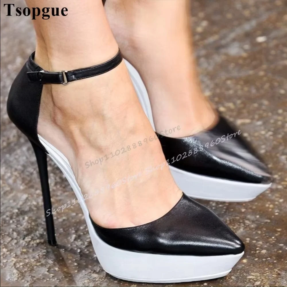 Mixed Platform Handmade Pointy Sandals Thin High Heel Shoes For Women Ankle Buckle Strap Pointed Toe Casual Party Women Pumps
Mixed Platform Handmade Pointy Sandals Thin High Heel Shoes For Women Ankle Buckle Strap Pointed Toe Casual Party Women Pumps