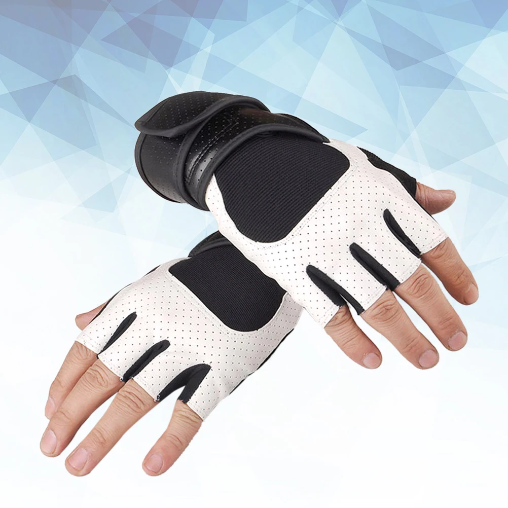 Wrist Gloves Gym for Man Sports Protectors Half Finger Fitness Wristband Men Women
Wrist Gloves Gym for Man Sports Protectors Half Finger Fitness Wristband Men Women