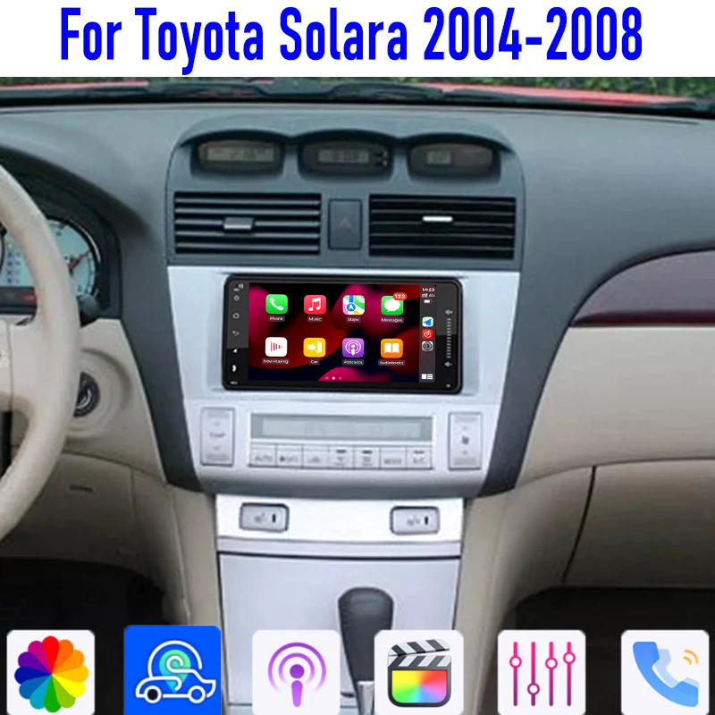 7'' For Toyota Solara 2004-2007 Apple Carplay Android Auto Car Stereo Radio Wireless Reversing Image Camera Navi 4-64GB WIFI GPS
7'' For Toyota Solara 2004-2007 Apple Carplay Android Auto Car Stereo Radio Wireless Reversing Image Camera Navi 4-64GB WIFI GPS