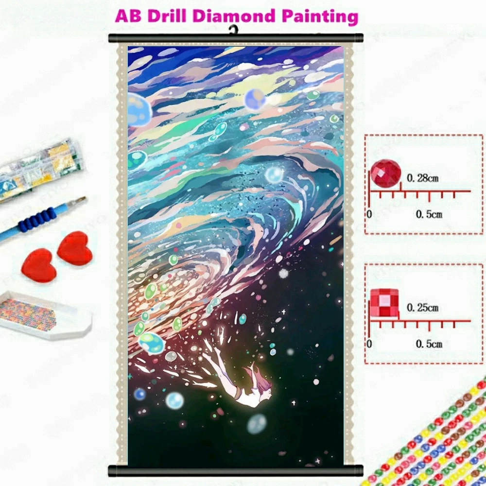 Colorful Sea Girl Diamond Painting 5D DIY Full AB Drill Cross Stitch Kit Rhinestone Mosaic Embroidery Handicraft Home Decor
Colorful Sea Girl Diamond Painting 5D DIY Full AB Drill Cross Stitch Kit Rhinestone Mosaic Embroidery Handicraft Home Decor