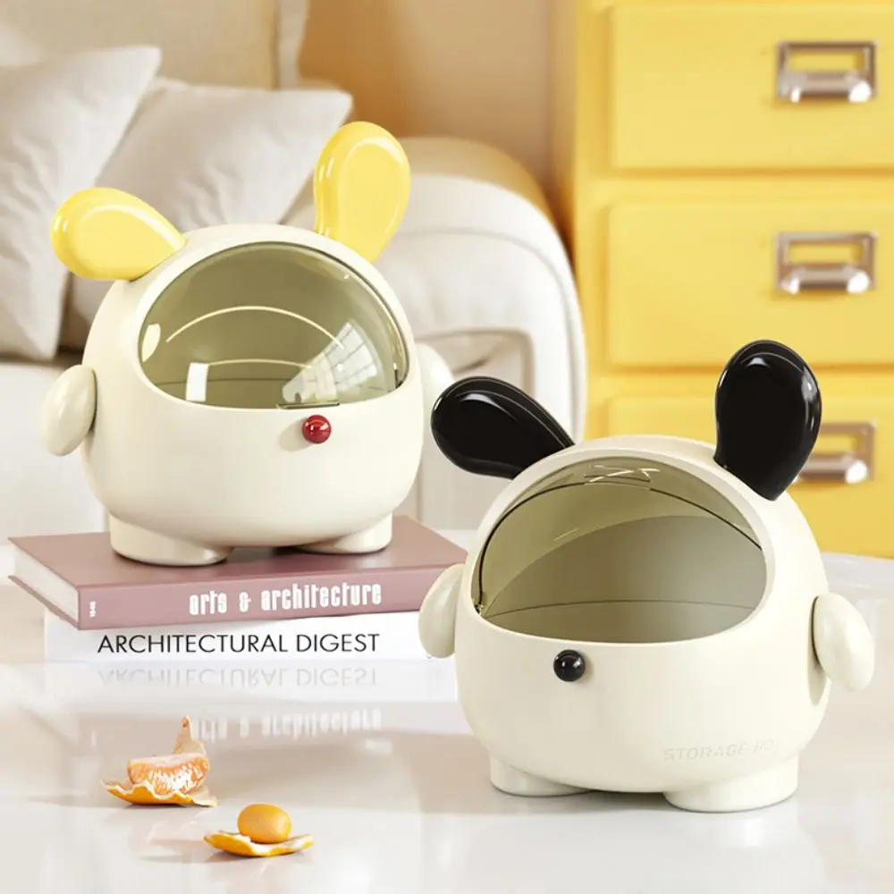 Cute Rabbit Desk Storage Bin With Dustproof Cover High Capacity Multi Rack For Hair Accessories Makeup Small Items Home
Cute Rabbit Desk Storage Bin With Dustproof Cover High Capacity Multi Rack For Hair Accessories Makeup Small Items Home