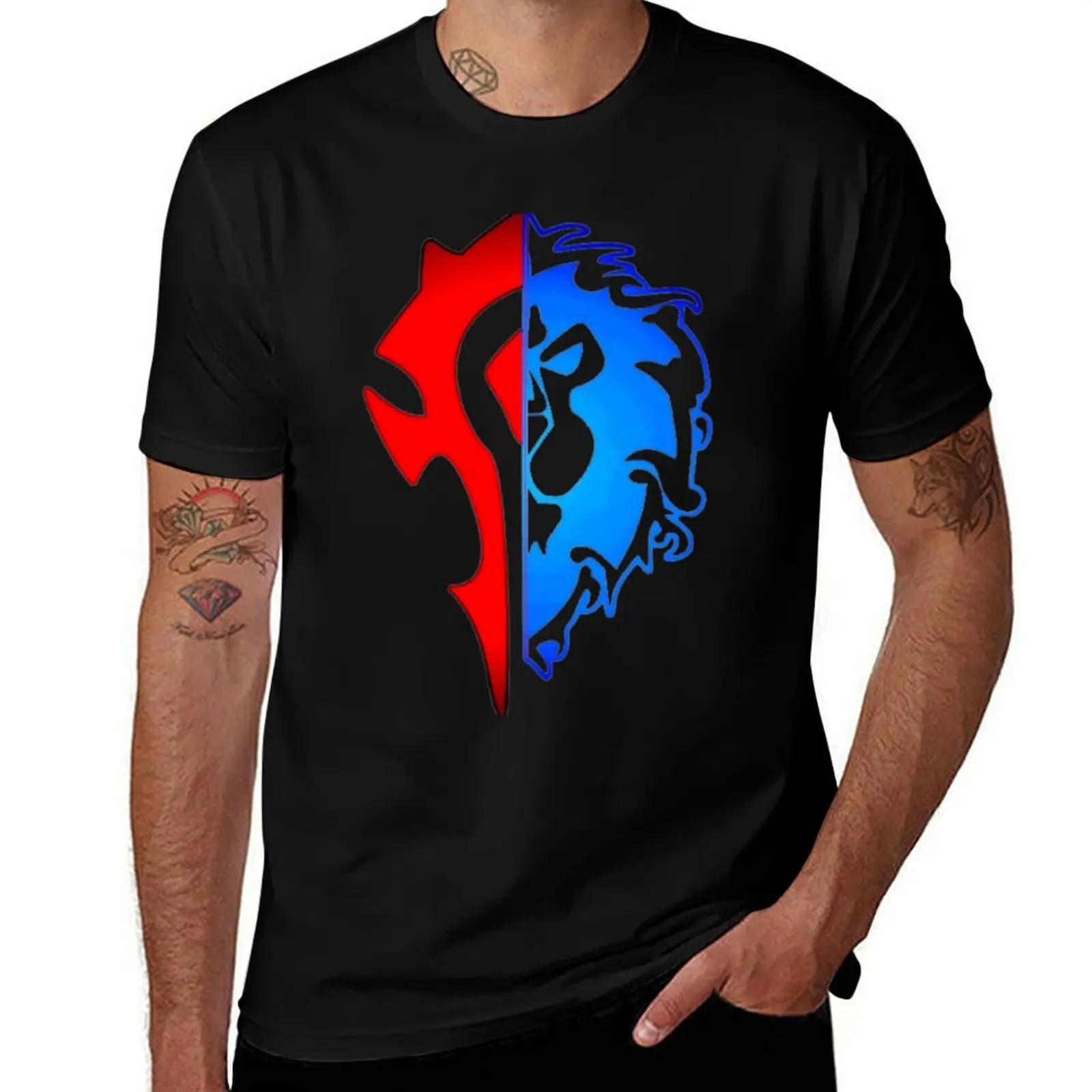 7619 Combined Alliance-Horde logo from the game World of warcraft - WoW- T-Shirt sublime mens graphic t-shirts anime
7619 Combined Alliance-Horde logo from the game World of warcraft - WoW- T-Shirt sublime mens graphic t-shirts anime