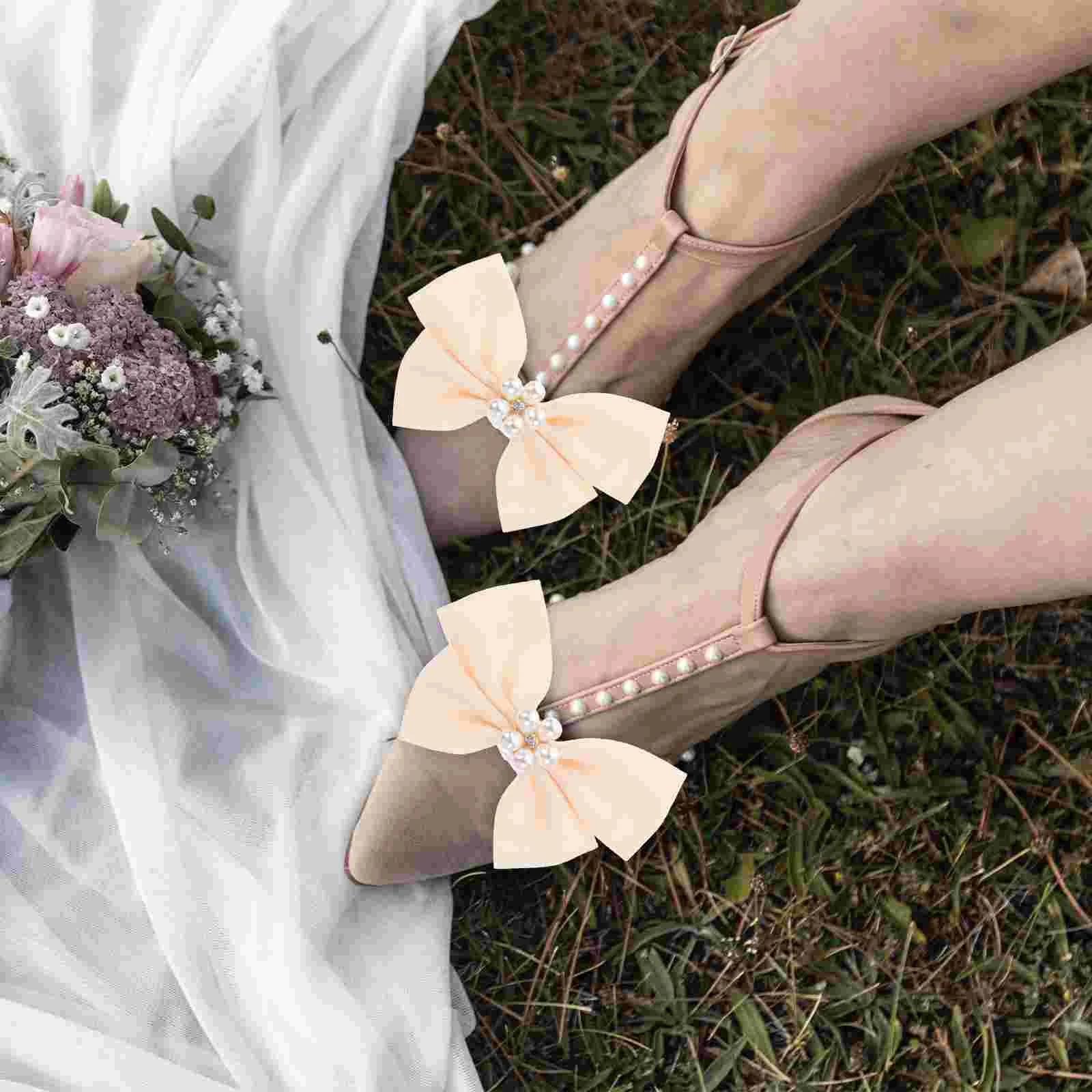 2 Pcs Wedding Bow Knot Clips Rhinestone Shoe Accessories White Decorative Sneakers Women Fashionable Shoe Decor
2 Pcs Wedding Bow Knot Clips Rhinestone Shoe Accessories White Decorative Sneakers Women Fashionable Shoe Decor