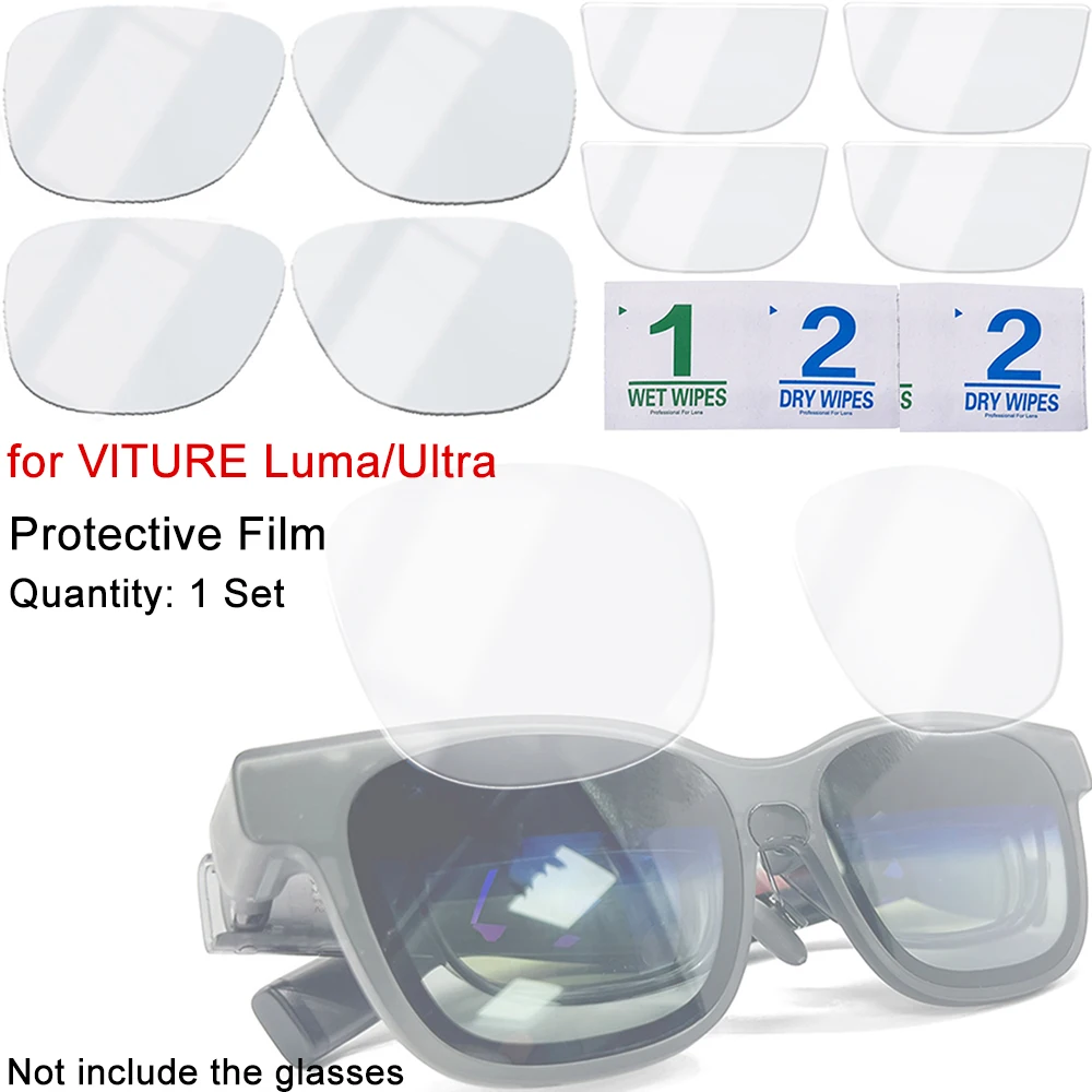 Anti Scratch Protective Film for VlTURE Luma/Ultra Lens Protector XR Smart Glasses Wear-Resistant Film Accessories
Anti Scratch Protective Film for VlTURE Luma/Ultra Lens Protector XR Smart Glasses Wear-Resistant Film Accessories