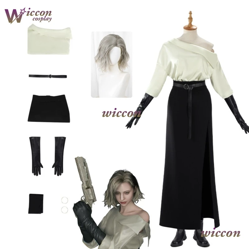 Костюм для косплея Ashcroft Grace из Resident Evil 9 Requiem: черное вечернее платье, парик, одежда для Хэллоуина, карнавала, ролевых игр
Костюм для косплея Ashcroft Grace из Resident Evil 9 Requiem: черное вечернее платье, парик, одежда для Хэллоуина, карнавала, ролевых игр