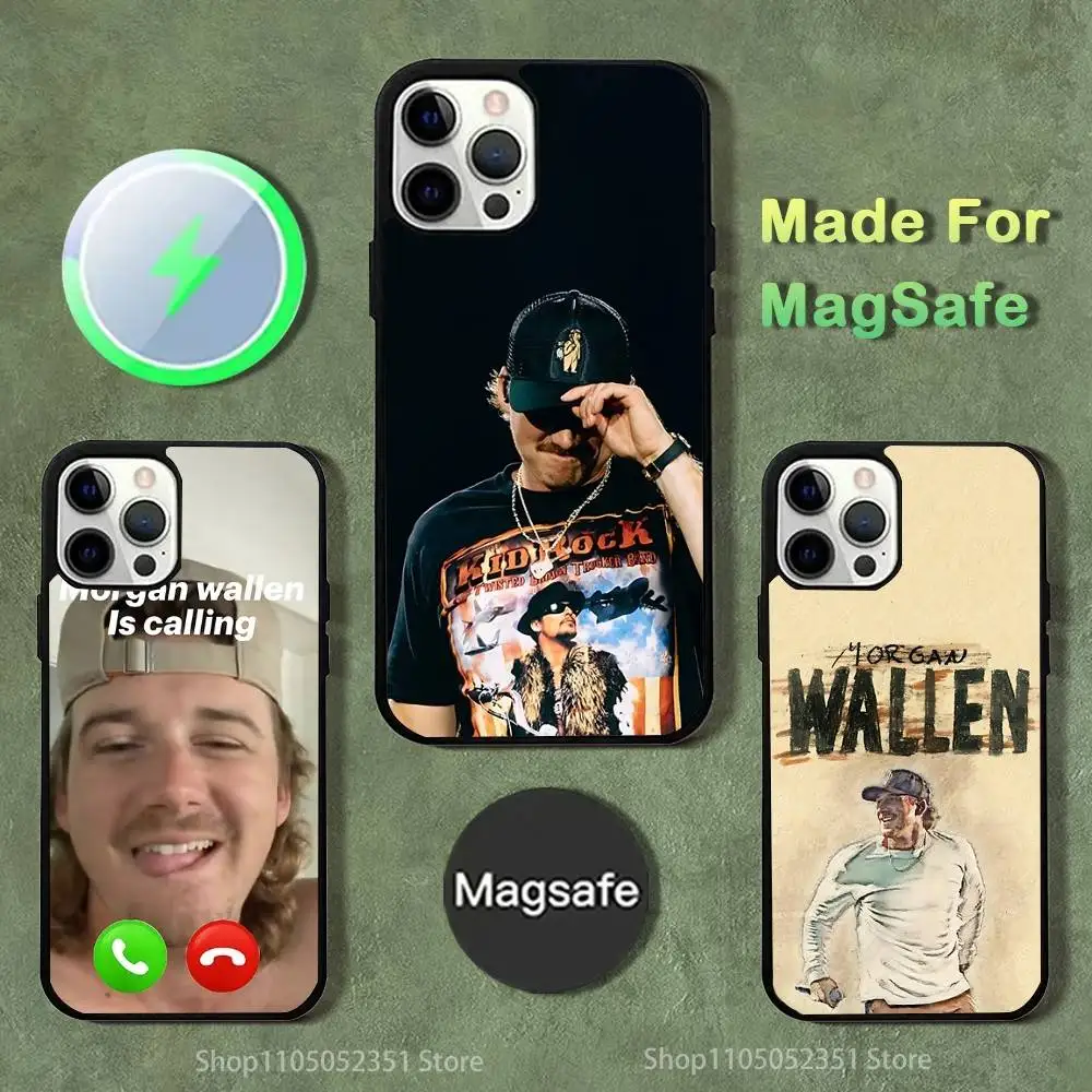 Singer M-Morgan W-Wallen Phone Case For iPhone 16,15,14,13,12,11,Pro,Max,Plus,Mini,SE4,E Magnetic Magsafe Wireless Charging 
Singer M-Morgan W-Wallen Phone Case For iPhone 16,15,14,13,12,11,Pro,Max,Plus,Mini,SE4,E Magnetic Magsafe Wireless Charging