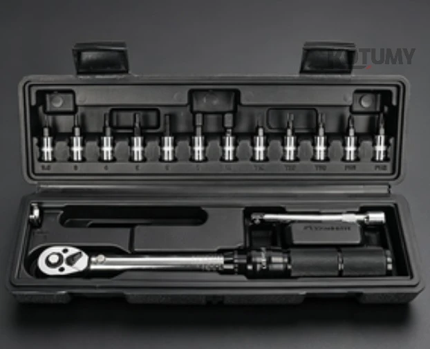 2-24NM Preset Torque Wrench Set Ratchet S2 Hex Socket Tool Kit for Mountain Road Bike
2-24NM Preset Torque Wrench Set Ratchet S2 Hex Socket Tool Kit for Mountain Road Bike