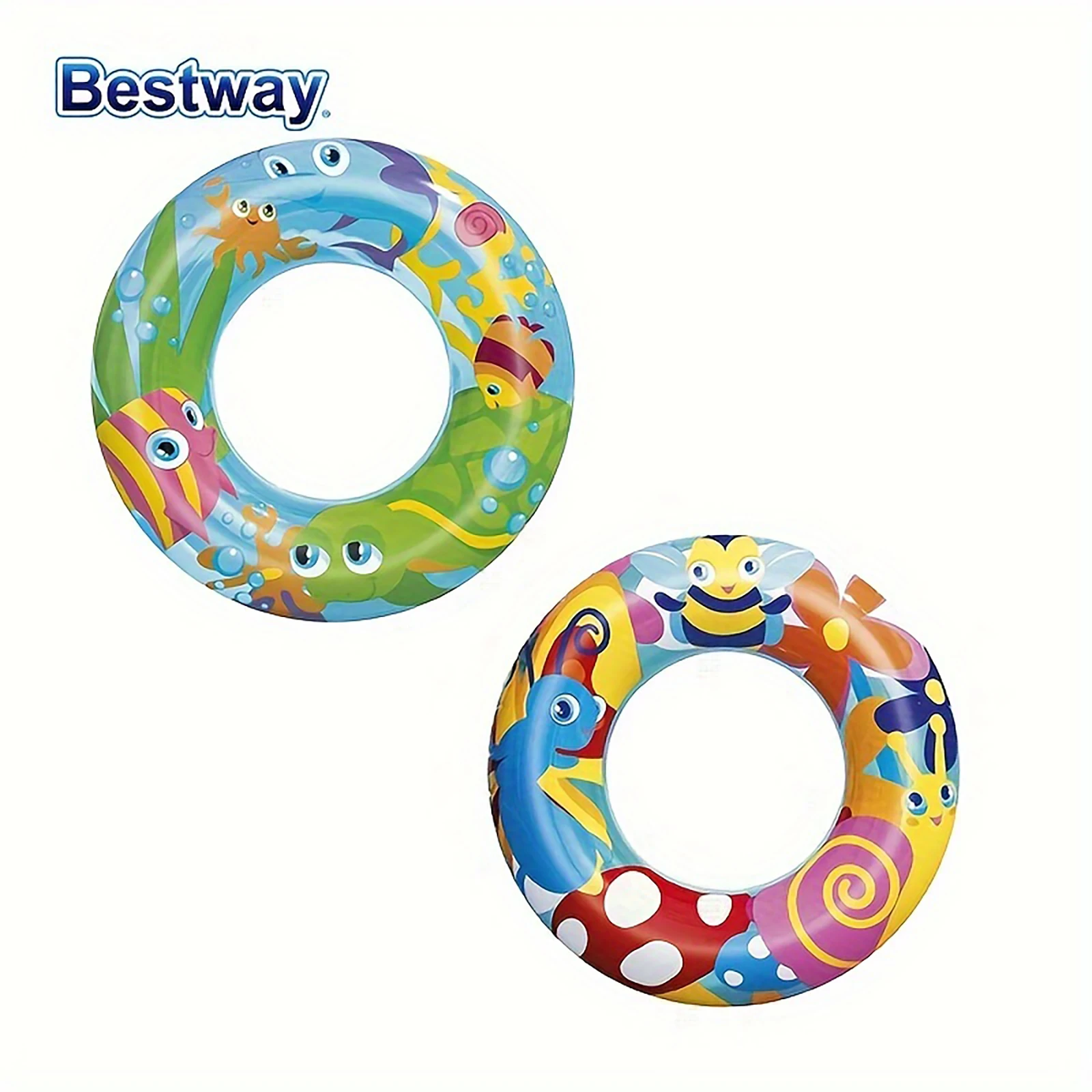 Bestway 36013 2 Style/1 Piece Inflatable Pool Float Tube, Sweet Creatures Inflatable Float, Swimming Circle Float for Swimming
Bestway 36013 2 Style/1 Piece Inflatable Pool Float Tube, Sweet Creatures Inflatable Float, Swimming Circle Float for Swimming