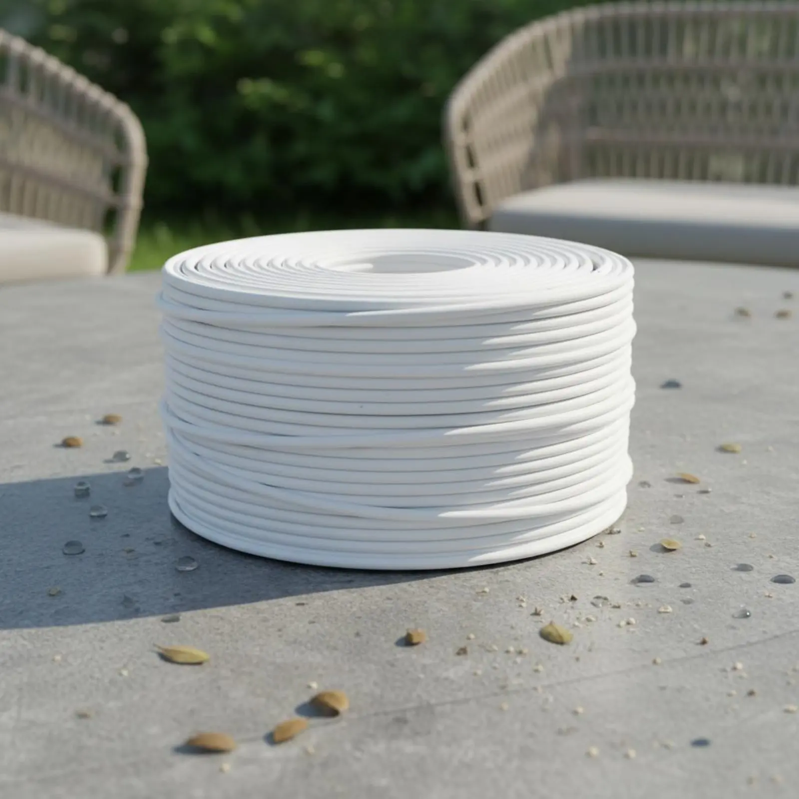 120 Feet Flat PE Rattan Roll Waterproof Plastic Rattan Repair Material Synthetic Wicker Weaving Strip Resistant for DIYers
120 Feet Flat PE Rattan Roll Waterproof Plastic Rattan Repair Material Synthetic Wicker Weaving Strip Resistant for DIYers