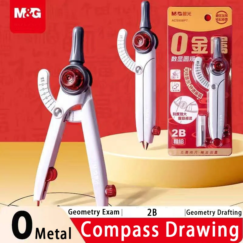 M&G Circular Drawing Compass Design Tool for Students And Office Use Geometry Exam Drafting Suitable Office Drafting Tool
M&G Circular Drawing Compass Design Tool for Students And Office Use Geometry Exam Drafting Suitable Office Drafting Tool