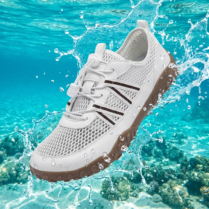 Men's Wide Toe Barefoot Shoes Summer Hollow-out Breathable Walking Shoes for Men Non-slip Outdoor Upstream Wading Sneakers
Men's Wide Toe Barefoot Shoes Summer Hollow-out Breathable Walking Shoes for Men Non-slip Outdoor Upstream Wading Sneakers