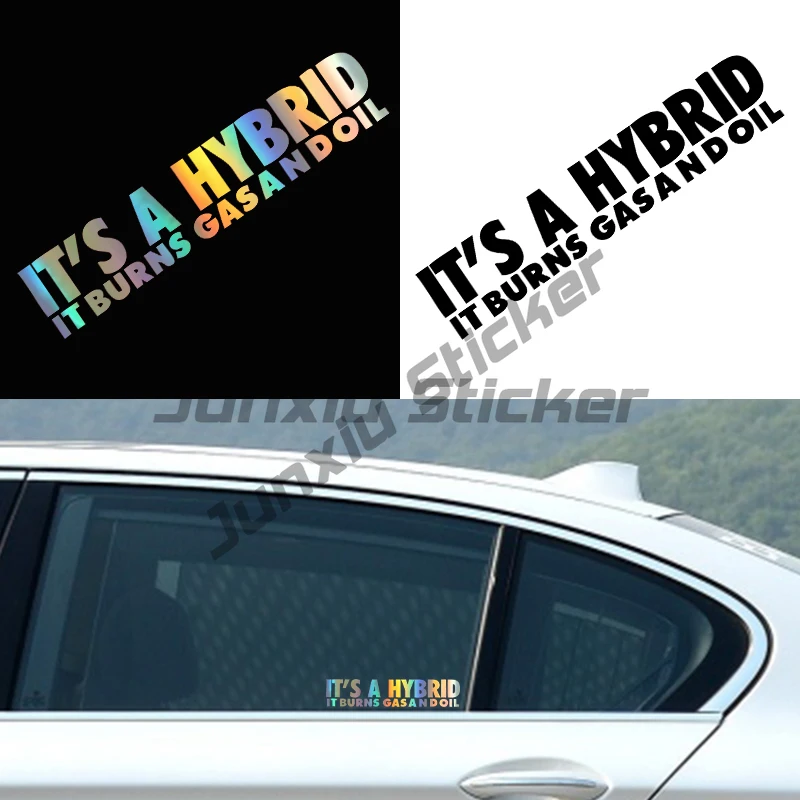 Car Interior Sticker IT'S A HYBRID IT BURNS GAS AND OIL Vinyl Sticker Personalized Car Sticker
Car Interior Sticker IT'S A HYBRID IT BURNS GAS AND OIL Vinyl Sticker Personalized Car Sticker