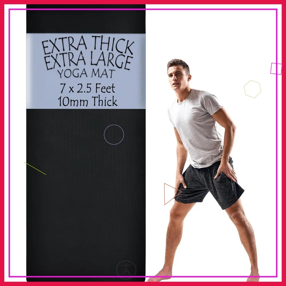 Extra Thick Yoga Mat 10mm, Wide & XL for Total Joint Cushioning, Home Workout Pilates Studio
Extra Thick Yoga Mat 10mm, Wide & XL for Total Joint Cushioning, Home Workout Pilates Studio