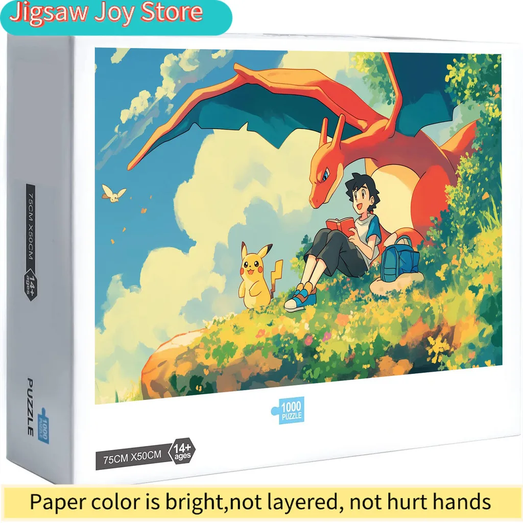 Новый пазл с Покемонами: Эш, Пикачу и Чаризард, подарок для декора дома
Новый пазл с Покемонами: Эш, Пикачу и Чаризард, подарок для декора дома