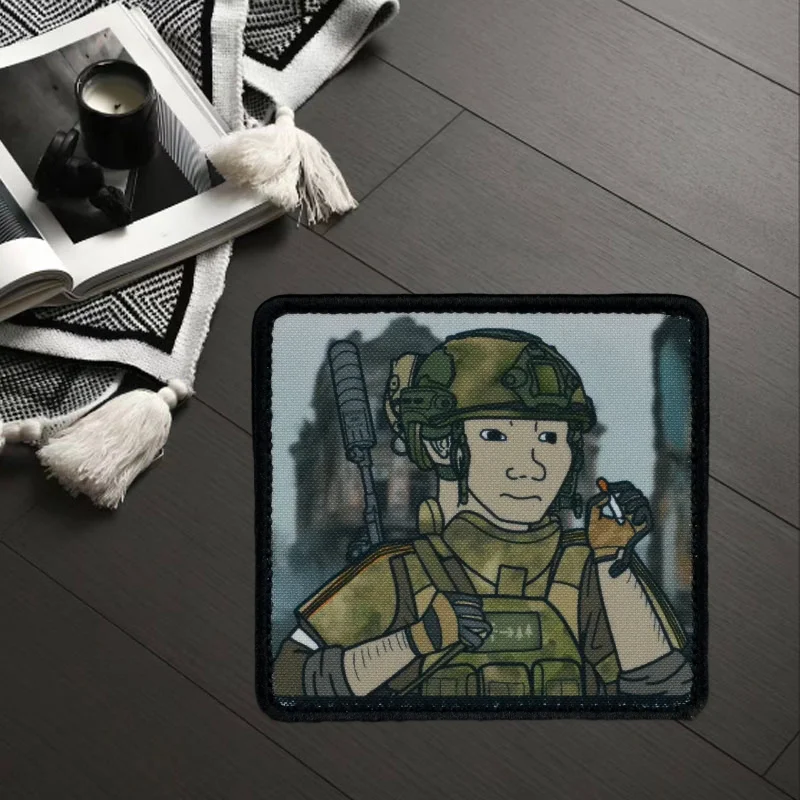 "Doomer" Tactical Patches Fun Military Morale Badges Hook and Loop Printed Backpack Clothes Decorated with Sticker Armbands
"Doomer" Tactical Patches Fun Military Morale Badges Hook and Loop Printed Backpack Clothes Decorated with Sticker Armbands