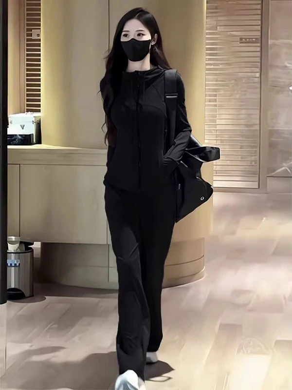 Slimming Sports Set Women's Summer New Fashion Running Suit Two-Piece Set Casual High Waist Long Pants A-Line Skirt
Slimming Sports Set Women's Summer New Fashion Running Suit Two-Piece Set Casual High Waist Long Pants A-Line Skirt
