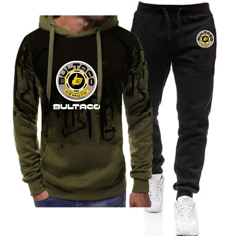 Мужской комплект для езды на мотоцикле Bultaco Cemoto, повседневный удобный пуловер с капюшоном и брюки с принтом, 2023
Мужской комплект для езды на мотоцикле Bultaco Cemoto, повседневный удобный пуловер с капюшоном и брюки с принтом, 2023