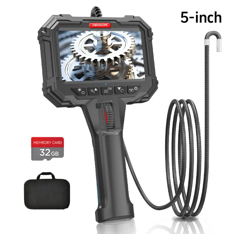 ANSHIKE 6.2MM Articulating Borescope 1080P 5 Inch IPS Two Way 360° Steering Endoscope Camera 1/3/6m Stainless Steel Tube
ANSHIKE 6.2MM Articulating Borescope 1080P 5 Inch IPS Two Way 360° Steering Endoscope Camera 1/3/6m Stainless Steel Tube