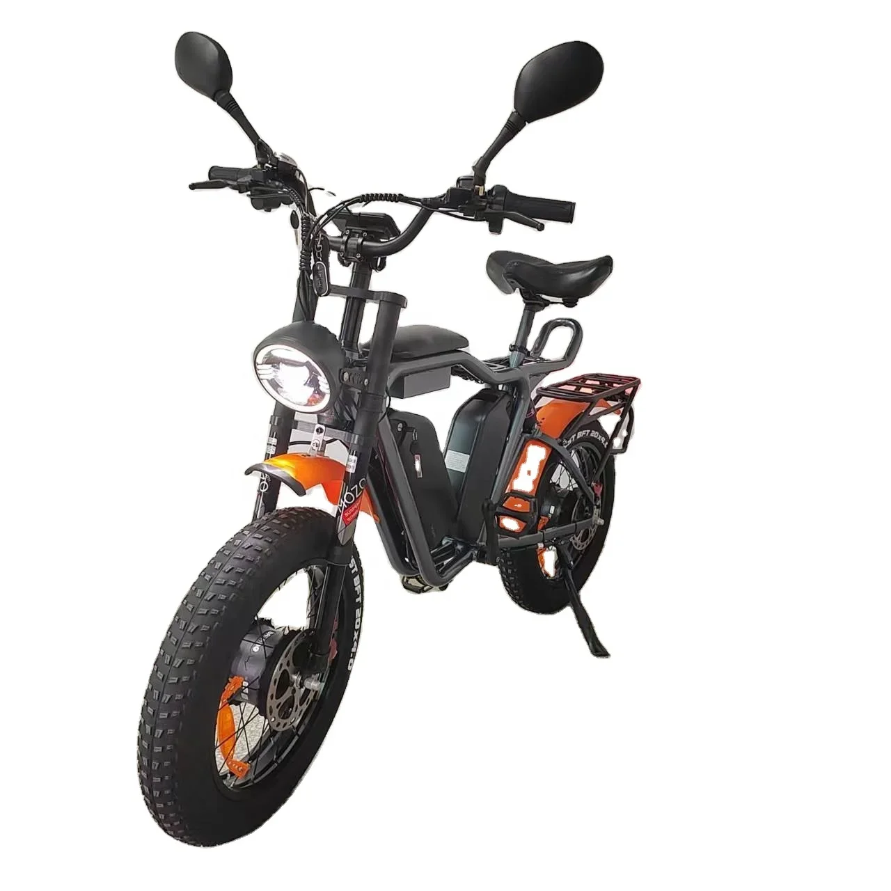 Yolin Q1S Electric Bike 2000W Dual Motor Bafang Dual Battery 52V44Ah Full Suspension Fat Tire Aluminum Alloy frame Fast ebike
Yolin Q1S Electric Bike 2000W Dual Motor Bafang Dual Battery 52V44Ah Full Suspension Fat Tire Aluminum Alloy frame Fast ebike