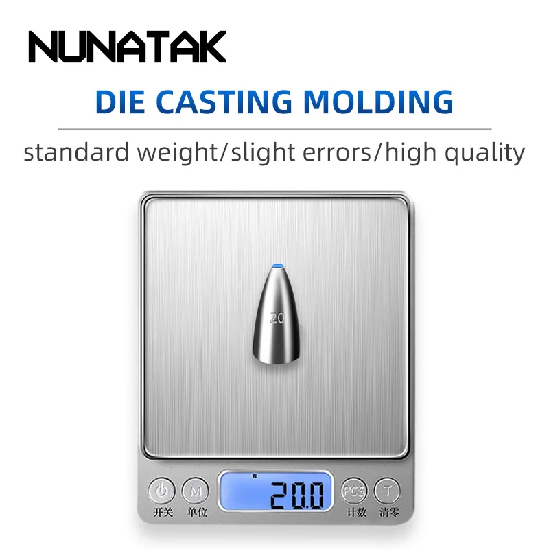 NUNATAK Texas Rig Lead Drop Shot Rig Lead Bullet Lead Sinker 3.5G-20G Fishing Lead Super Soft Hollow Lead Sinker Tungsten Steel
NUNATAK Texas Rig Lead Drop Shot Rig Lead Bullet Lead Sinker 3.5G-20G Fishing Lead Super Soft Hollow Lead Sinker Tungsten Steel