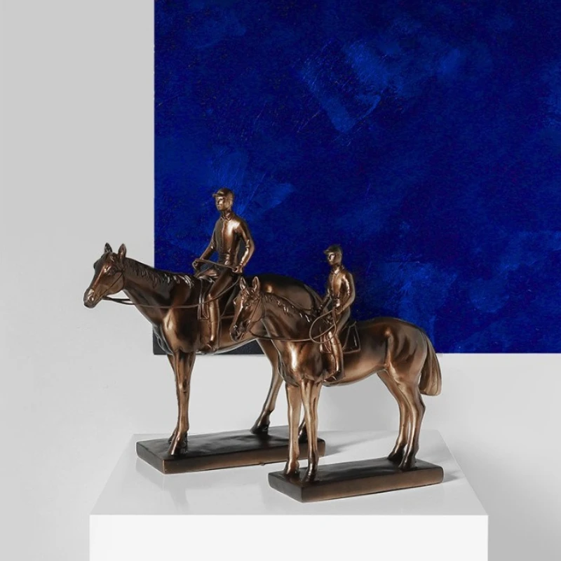 Equestrian Equestrian Statue, Resin Sculpture, Living Room, Cabinet, Office Desktop Decoration Animal Statue, Equestrian Gift
Equestrian Equestrian Statue, Resin Sculpture, Living Room, Cabinet, Office Desktop Decoration Animal Statue, Equestrian Gift