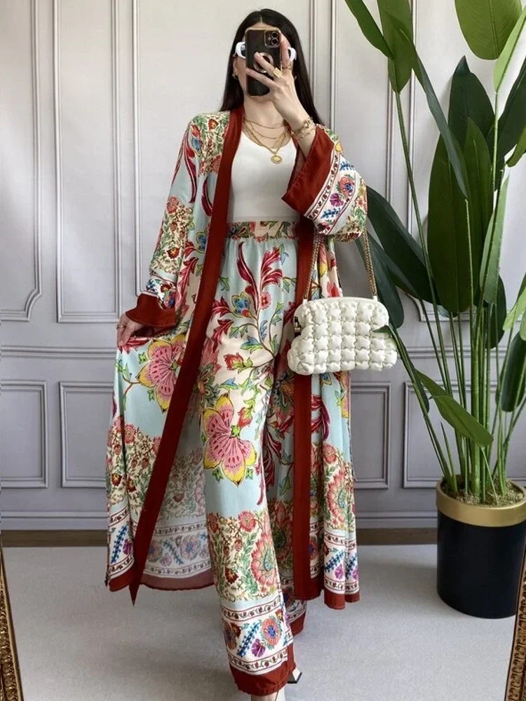 Комплект из двух предметов Dashiki Африканские женские топы с принтом с длинным рукавом и v-образным вырезом Свободные широкие брюки с высокой талией Африканские модные костюмы Новый
Комплект из двух предметов Dashiki Африканские женские топы с принтом с длинным рукавом и v-образным вырезом Свободные широкие брюки с высокой талией Африканские модные костюмы Новый