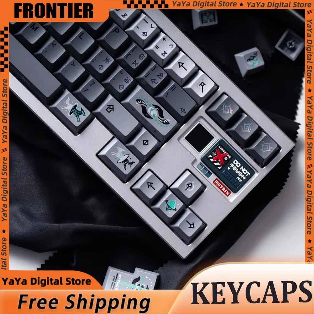 Original Frontier Secret Silver Pbt Keycap 176Key Key Cap For Cherry Wooting ROG Customized Mechanical Keyboard Pc Accessories
Original Frontier Secret Silver Pbt Keycap 176Key Key Cap For Cherry Wooting ROG Customized Mechanical Keyboard Pc Accessories