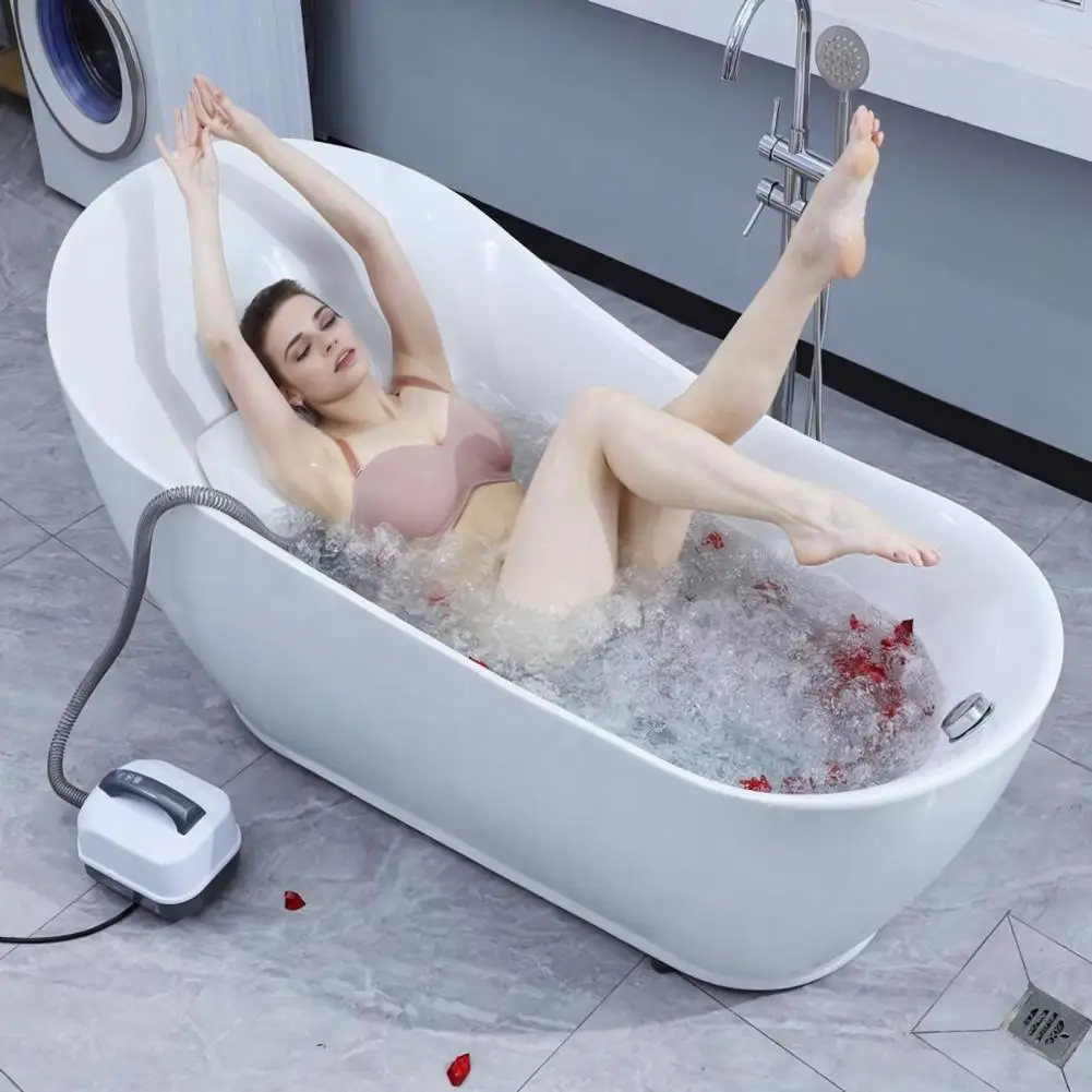 Electric Bathtub Bubble Mat,Bubbling Bath Non-slip Mat With Remote & Pillow, Electric Air Pump & Adjustable Bubble Settings
Electric Bathtub Bubble Mat,Bubbling Bath Non-slip Mat With Remote & Pillow, Electric Air Pump & Adjustable Bubble Settings