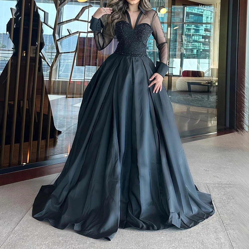 Customized High Quality A-Line Floor Length V-Neck Jersey Long Sleeves Crystal Pleats Evening Dress Elegant vestidos p
Customized High Quality A-Line Floor Length V-Neck Jersey Long Sleeves Crystal Pleats Evening Dress Elegant vestidos p