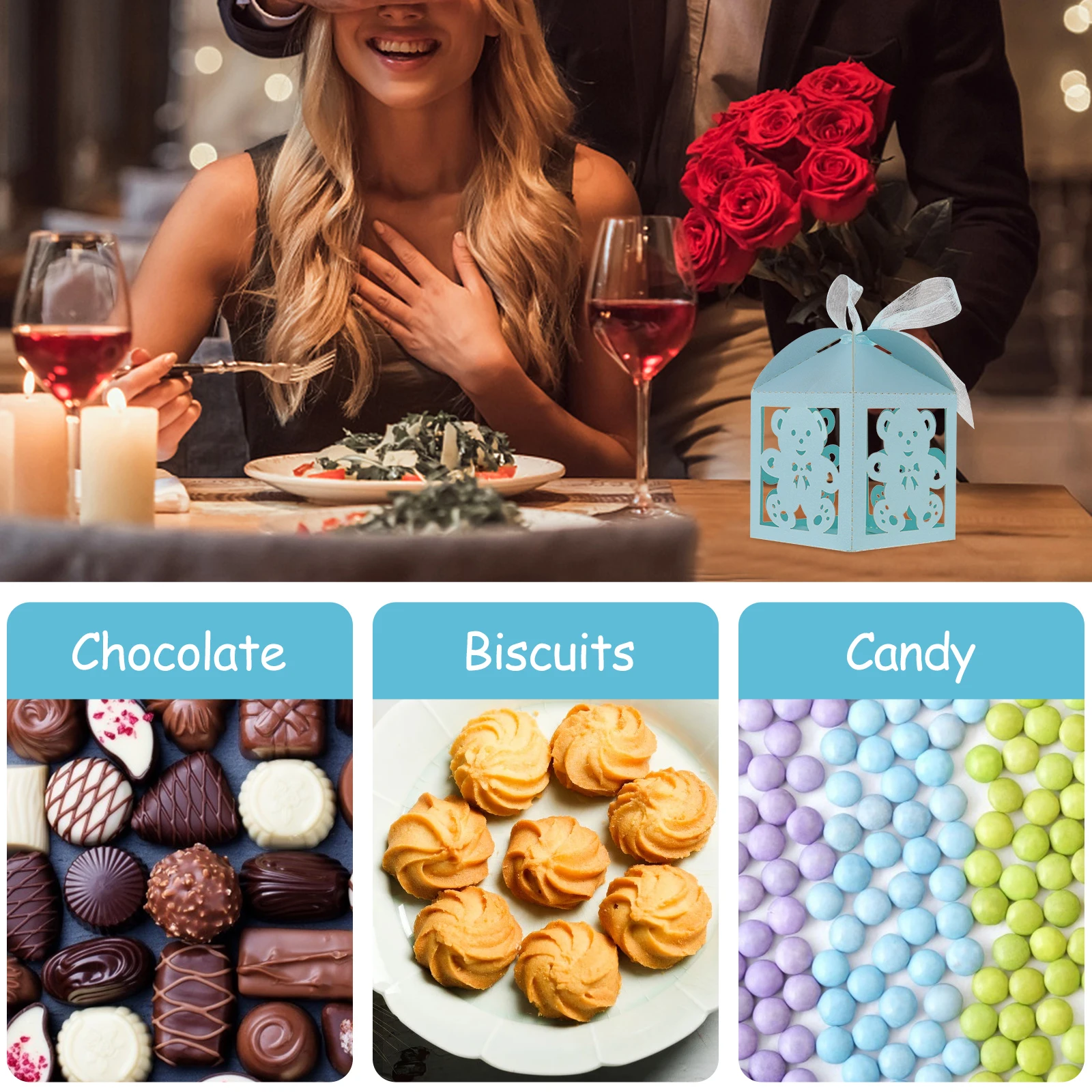 50 Pcs Gift Party Basket Christmas Cloth Box For Celebration Decorations Goodie Boxes Present Ideas Gift Wrapping
50 Pcs Gift Party Basket Christmas Cloth Box For Celebration Decorations Goodie Boxes Present Ideas Gift Wrapping