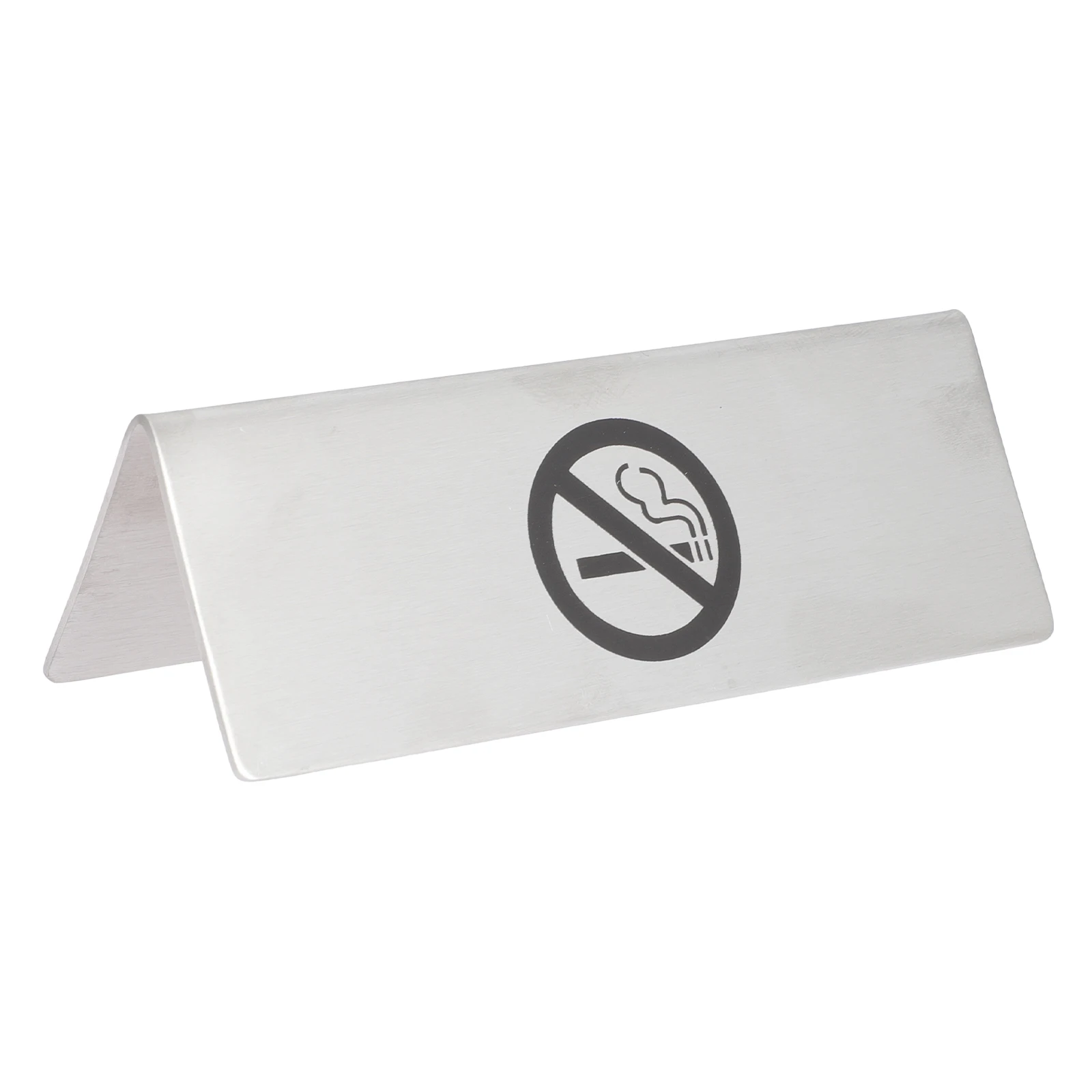 Non Smoking Sign Desk Table Signs Stainless Steel Restaurant Hotel Simple Tent Indicator Traffic Safety No Smoking
Non Smoking Sign Desk Table Signs Stainless Steel Restaurant Hotel Simple Tent Indicator Traffic Safety No Smoking