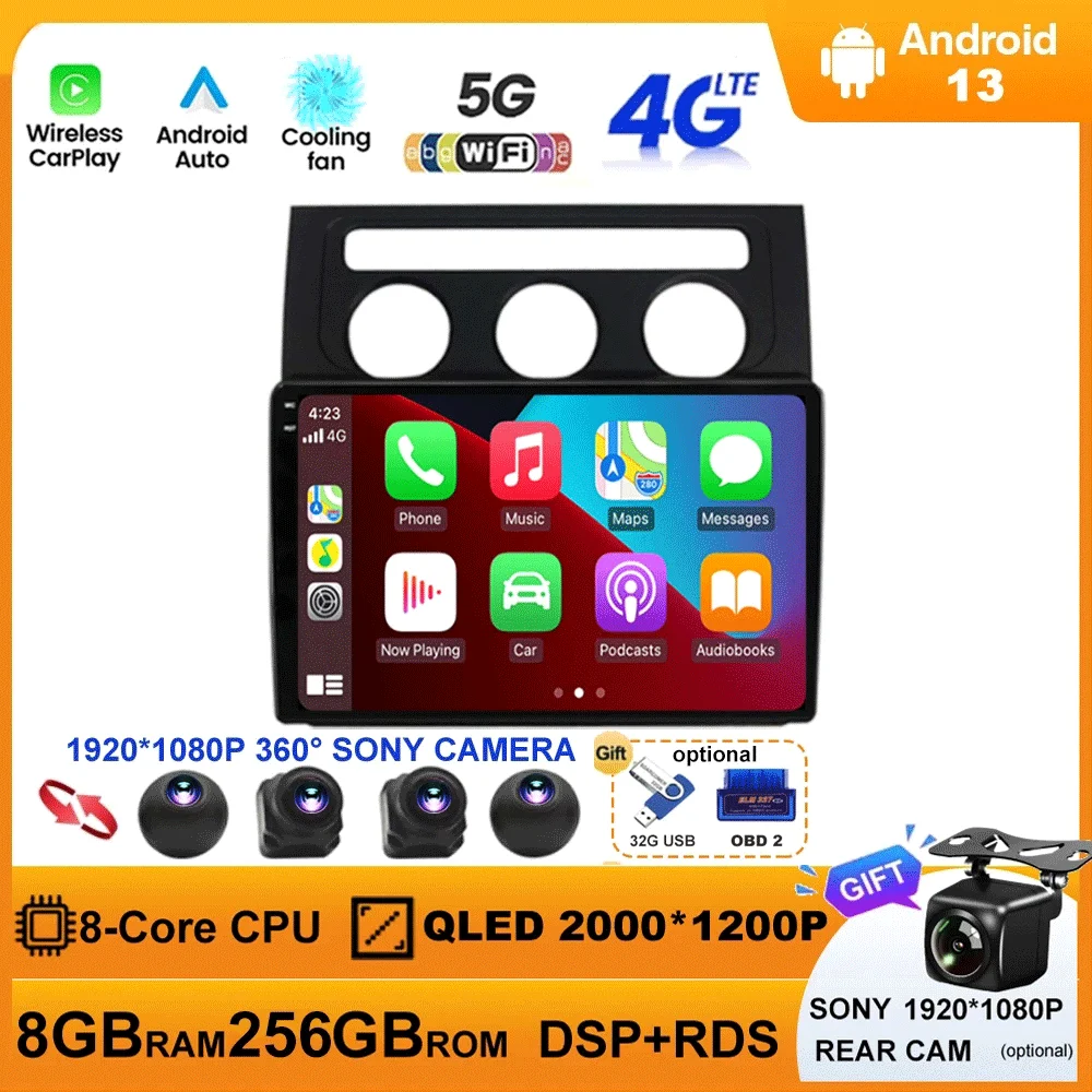 Android 13 Car Radio For Volkswagen Touran 1 2003 - 2010 Multimedia Video Player Stereo GPS Navigation WIFI Carplay Android Auto
Android 13 Car Radio For Volkswagen Touran 1 2003 - 2010 Multimedia Video Player Stereo GPS Navigation WIFI Carplay Android Auto