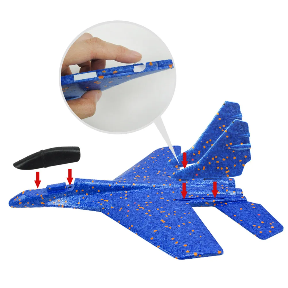 Throwing Aircraft Plane Colorful Outdoor Fun Flying Game Kids Airplane Flying Back Stress Relief Gift
Throwing Aircraft Plane Colorful Outdoor Fun Flying Game Kids Airplane Flying Back Stress Relief Gift