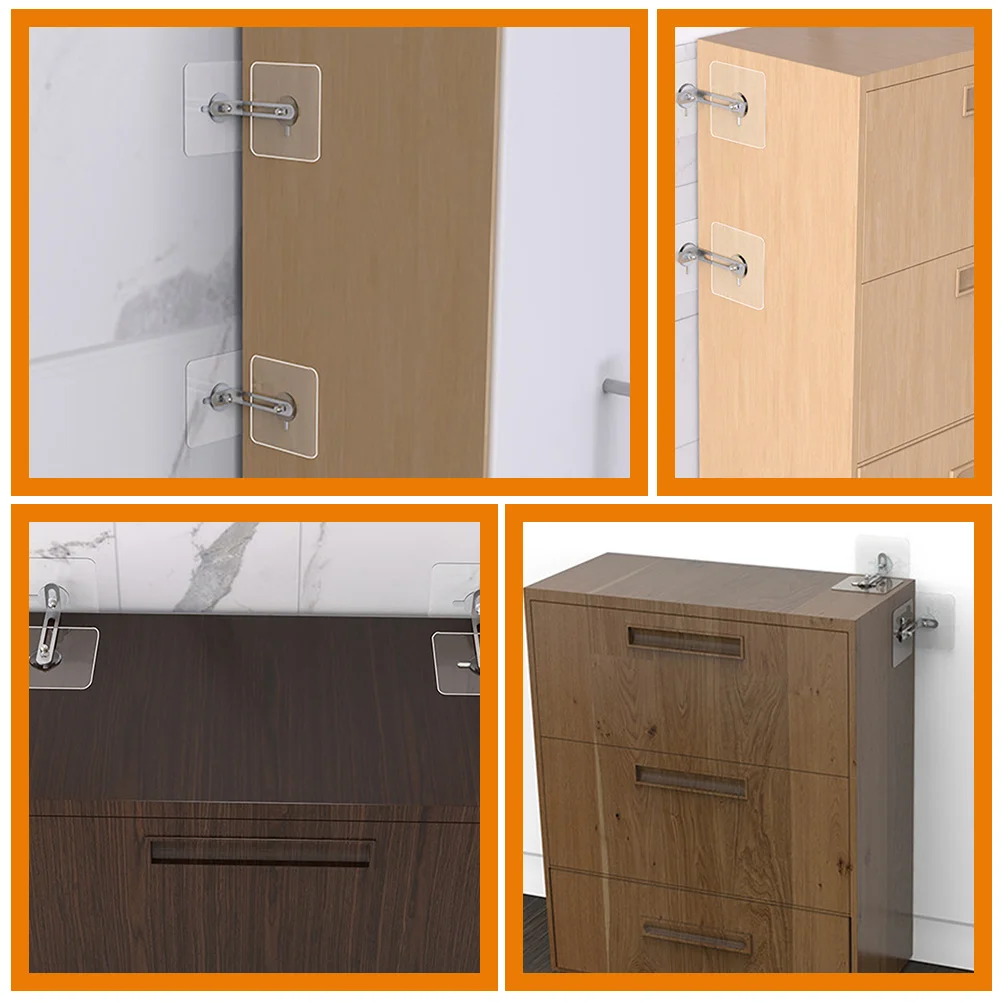4 Pcs Anti fall Furniture Wall Anchors Adhesive Cable Ties Strong Stability Bookcase Punch Free Safe Holder Dresser
4 Pcs Anti fall Furniture Wall Anchors Adhesive Cable Ties Strong Stability Bookcase Punch Free Safe Holder Dresser
