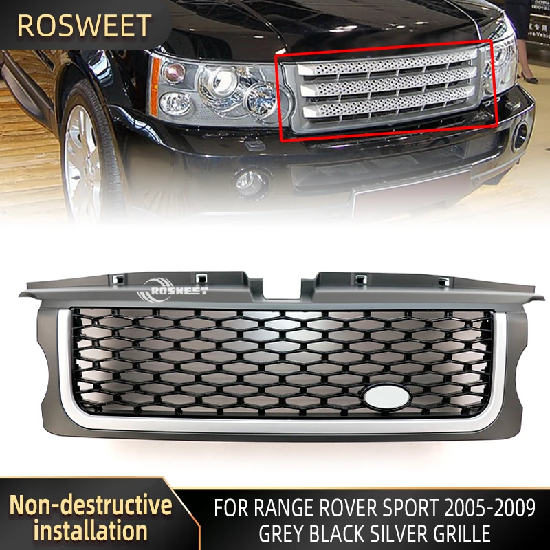 Car Front Bumper Grille For Range Rover Sport 2005 -2009 L320 Gray Black Grills Auto Parts Car Accessories
Car Front Bumper Grille For Range Rover Sport 2005 -2009 L320 Gray Black Grills Auto Parts Car Accessories