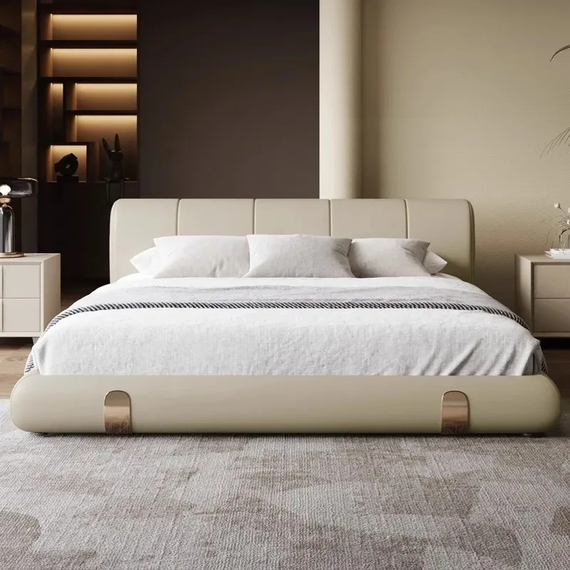 Headboard Minimalist French People Bedroom Beds 180x200cm Luxury Full Size Bed Frames French Aesthetic Family Bedroom Furniture
Headboard Minimalist French People Bedroom Beds 180x200cm Luxury Full Size Bed Frames French Aesthetic Family Bedroom Furniture