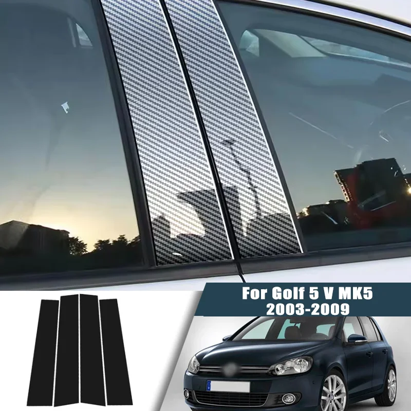 Glossy Black Carbon Fiber Window Door Deal B C Pillar Post Cover Sticker For Volkswagen Golf 5 V MK5 2003-2009 2004 2005 2006
Glossy Black Carbon Fiber Window Door Deal B C Pillar Post Cover Sticker For Volkswagen Golf 5 V MK5 2003-2009 2004 2005 2006