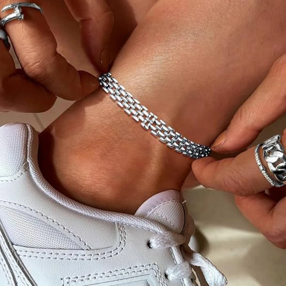 Gold Ankle Bracelets for Women, 14K Gold Anklets Chunky Cuban Link Chain Summer Beach Foot Jewelry Gifts summer accessories
Gold Ankle Bracelets for Women, 14K Gold Anklets Chunky Cuban Link Chain Summer Beach Foot Jewelry Gifts summer accessories
