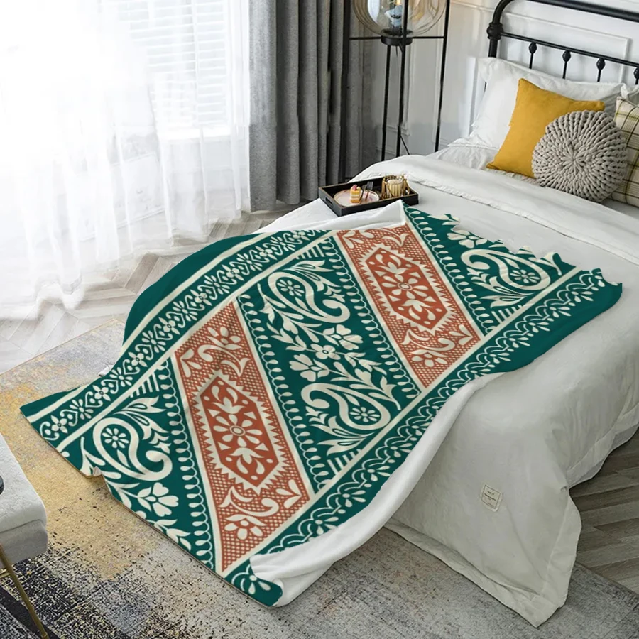 Ornate Pattern Blanket Microfiber Flannel Cover Blanket Bedroom Living Room Sofa Soft And Comfortable Home Decoration
Ornate Pattern Blanket Microfiber Flannel Cover Blanket Bedroom Living Room Sofa Soft And Comfortable Home Decoration