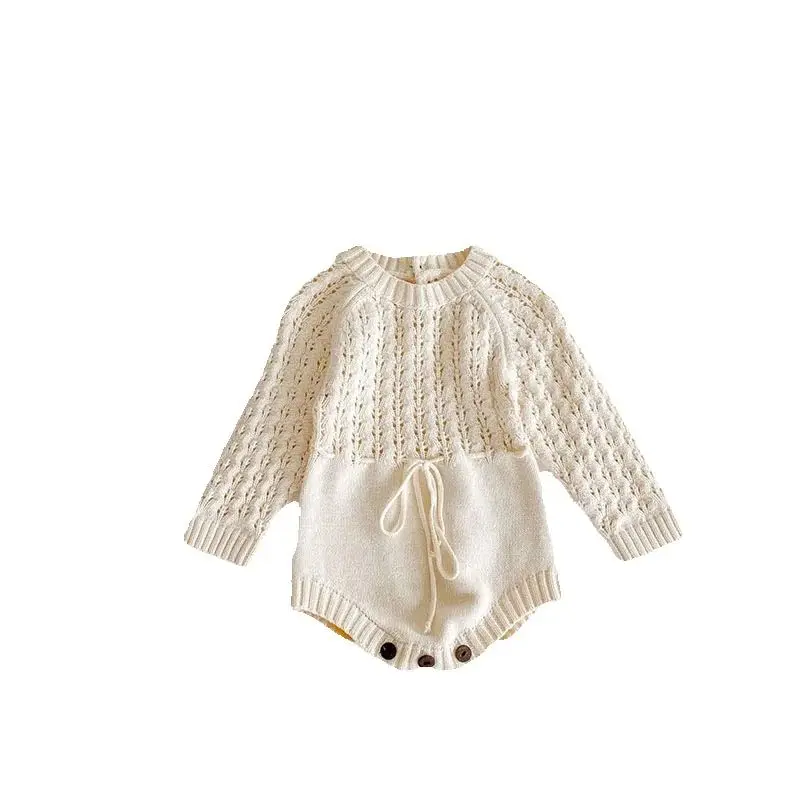 2026 Spring Knitted Newborn Baby Girls Clothing Bodysuit Solid Hollow Out Korean Style Infant Girls Outfit Rompers
2026 Spring Knitted Newborn Baby Girls Clothing Bodysuit Solid Hollow Out Korean Style Infant Girls Outfit Rompers