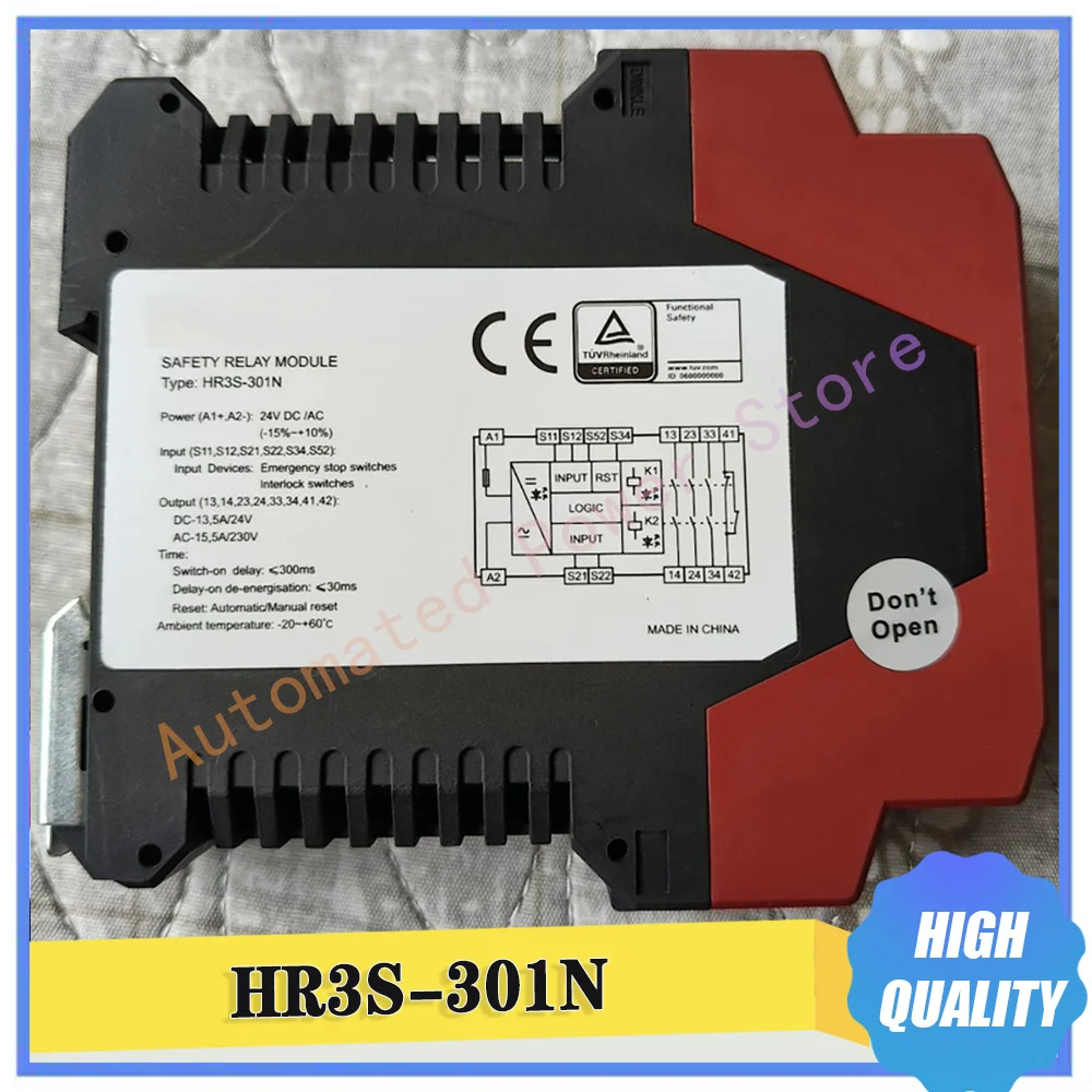 HR3S-301N Safety Relay Module 24V DC/AC Works Perfectly
HR3S-301N Safety Relay Module 24V DC/AC Works Perfectly