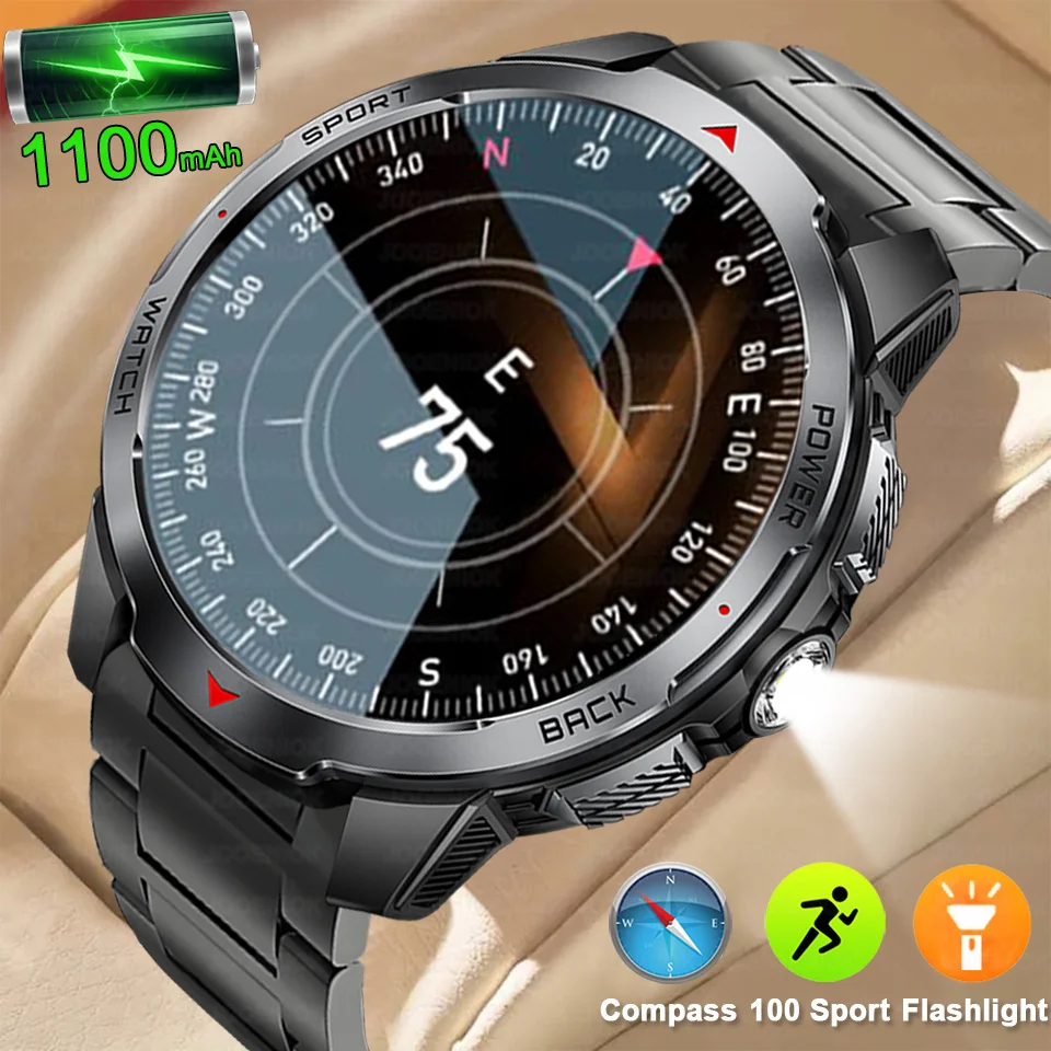 2025Новинка, 1100 мАч, умные часы с большой батареей, мужские компасы, светодиодный фонарик, 3 атм, водонепроницаемые, Bluetooth, спортивные умные часы с пульсометром
2025Новинка, 1100 мАч, умные часы с большой батареей, мужские компасы, светодиодный фонарик, 3 атм, водонепроницаемые, Bluetooth, спортивные умные часы с пульсометром