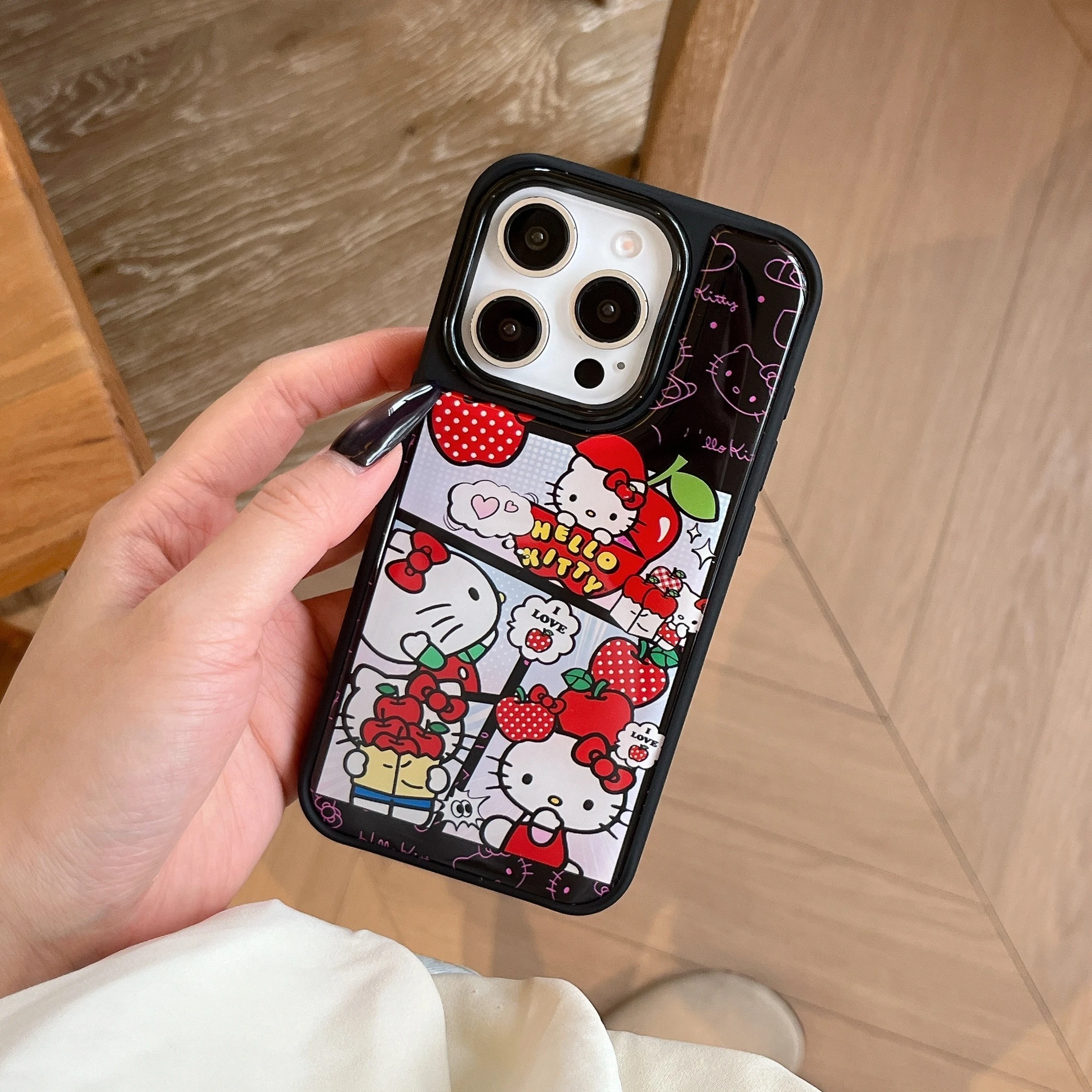 Cute Cartoon Sanrio Hello Kitty Mobile Phone Case for IPhone 16ProMax 16Pro 16 15 14 13 ProMax Phone Case
Cute Cartoon Sanrio Hello Kitty Mobile Phone Case for IPhone 16ProMax 16Pro 16 15 14 13 ProMax Phone Case