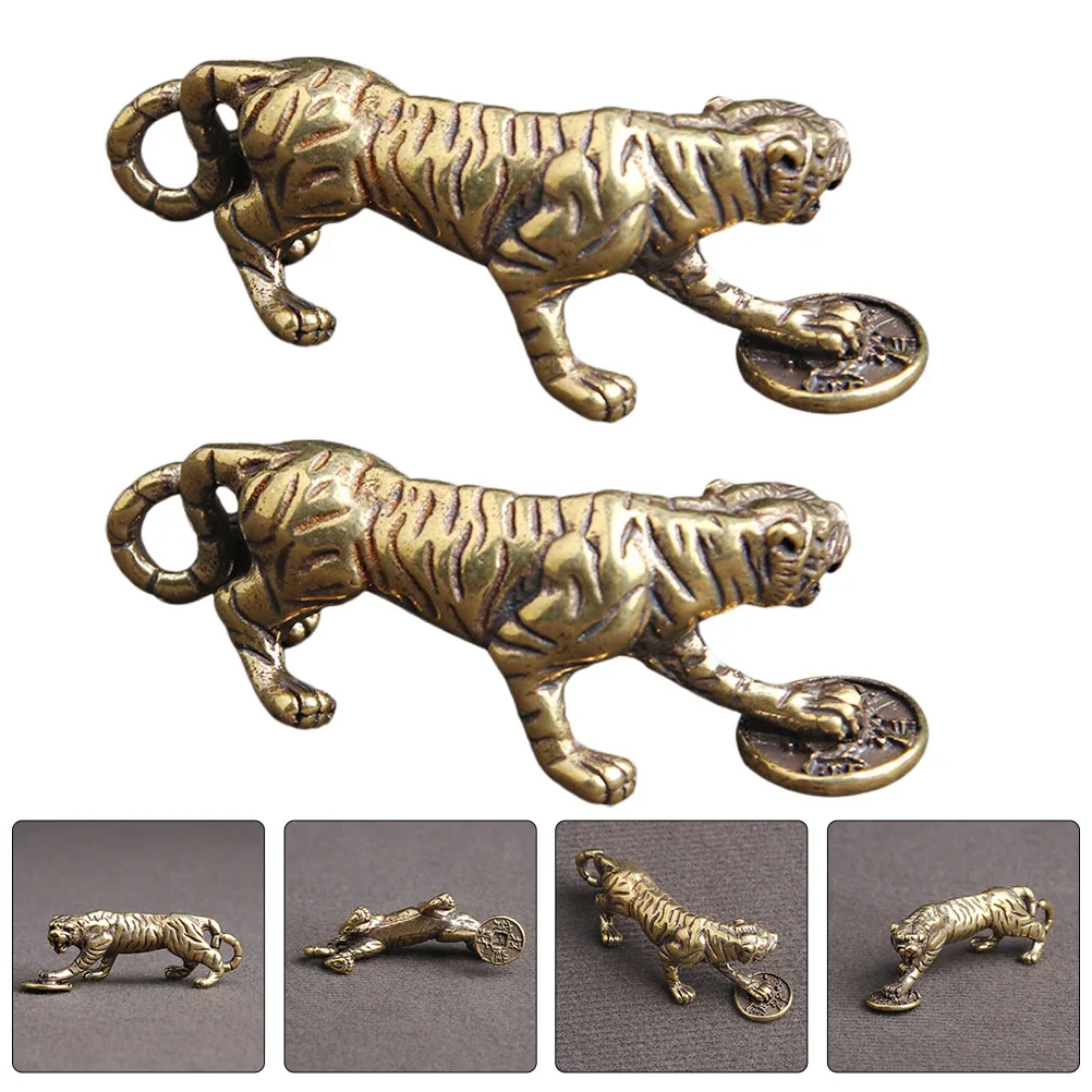 2pcs Tiger Keychain Creative Decorative Brass Key Ring Pendant Holder Lightweight Animal Shape Jewelry Charm Bracelet Necklace
2pcs Tiger Keychain Creative Decorative Brass Key Ring Pendant Holder Lightweight Animal Shape Jewelry Charm Bracelet Necklace