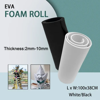 EVA 폼 롤 스펀지, DIY 코스프레 폼 시트, 공예 프로젝트 코스튬 코스프레용, 유연성 및 탄성, 2mm-10mm 두께, 39