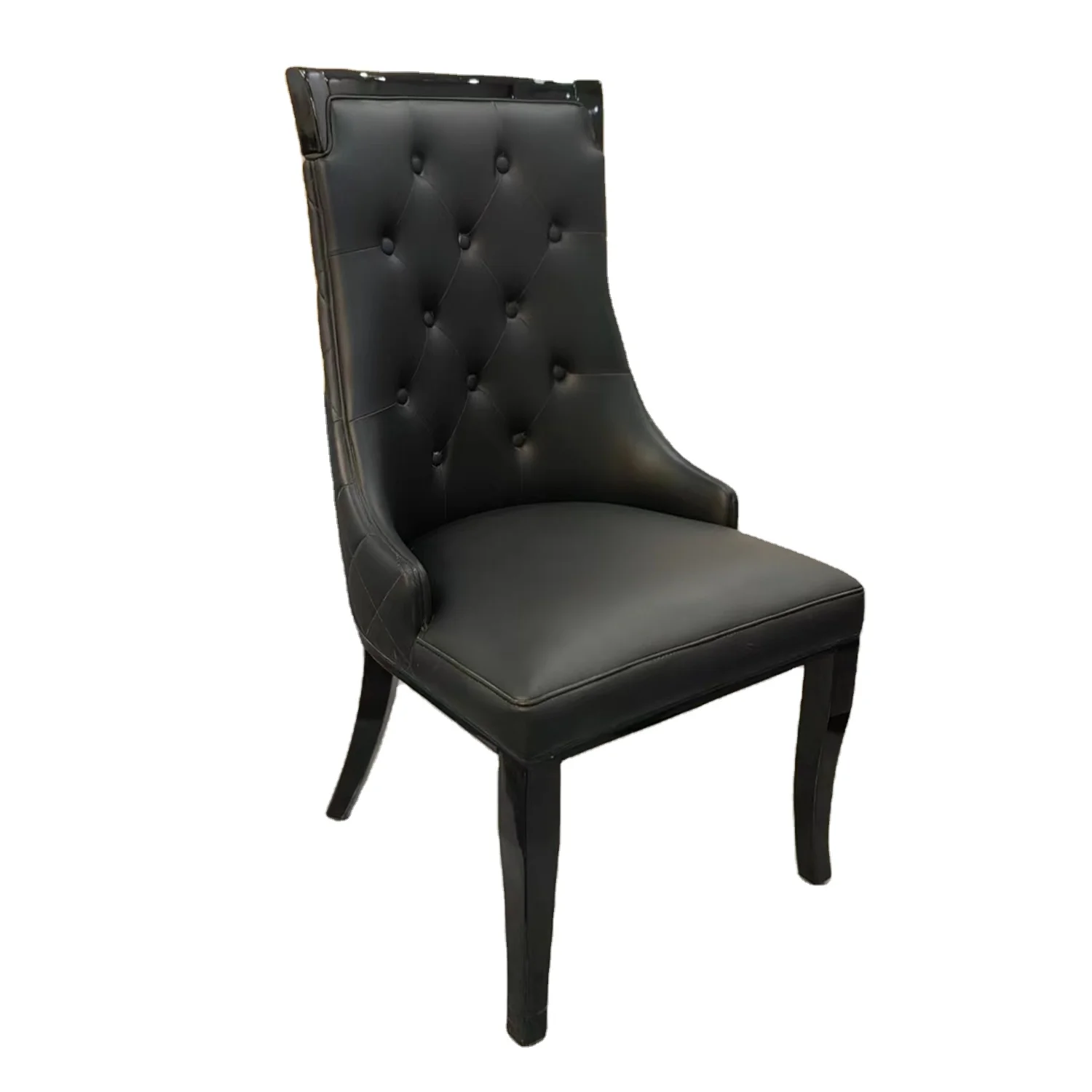 #American Style Dinning Chairs Solid Wood Frame Wood Chair Hotel and Restaurant Living Room Furniture High Back Leather Chair
#American Style Dinning Chairs Solid Wood Frame Wood Chair Hotel and Restaurant Living Room Furniture High Back Leather Chair