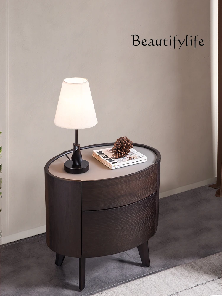 apartment modern round bedside table high-end design Italian minimalist bedside locker bedroom small
apartment modern round bedside table high-end design Italian minimalist bedside locker bedroom small