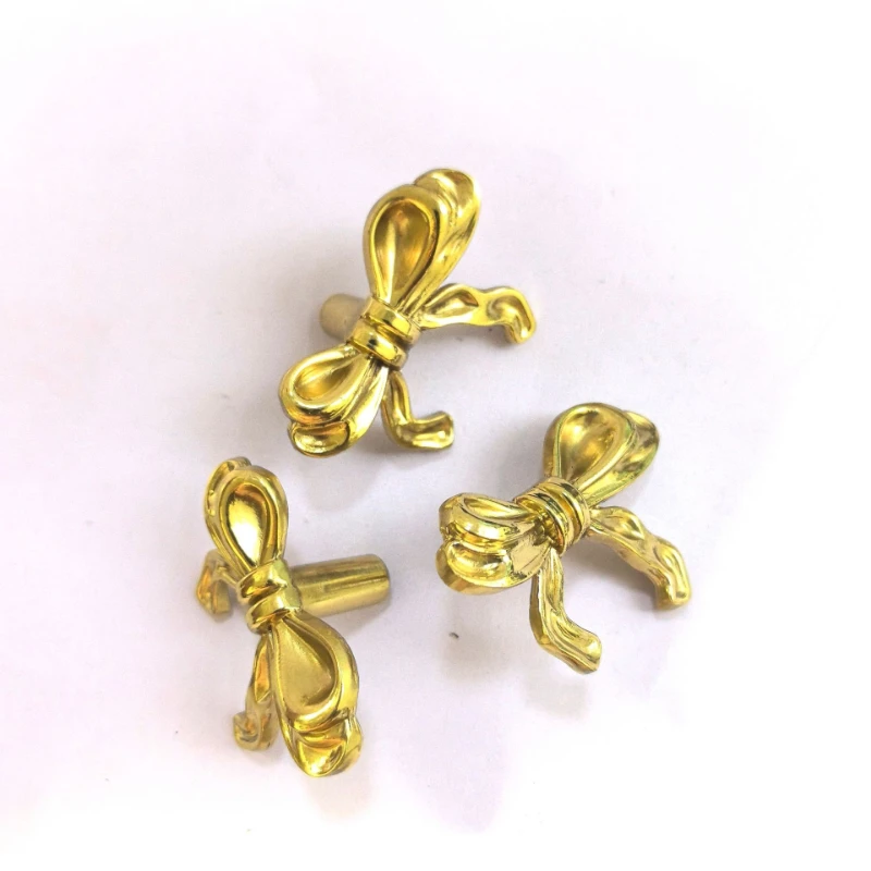 Brass Hardware Handle Vintage Knob Pull Handle Drawer Cupboard Cabinet Bowknot Modeling Drawer Dresser Pull
Brass Hardware Handle Vintage Knob Pull Handle Drawer Cupboard Cabinet Bowknot Modeling Drawer Dresser Pull